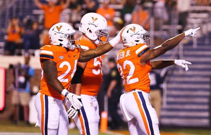 Virginia Cavaliers running back Ronnie Walker